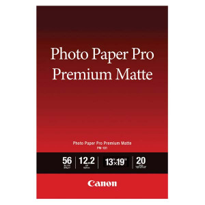 Canon Photo paper premium matte, PM-101, foto papír, matný, 8657B007, bílý, A3+, 13x19", 210 g/m2, 20 ks, inkoustový