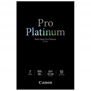 Canon Photo Paper Pro Platinum, PT-101 A3+, foto papír, lesklý, 2768B018, bílý, A3+, 13x19", 300 g/m2, 10 ks, inkoustový