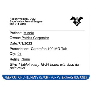 Dymo papírové štítky 70mm x 54mm, bílé, veterinární, 6x400 ks, 2187328
