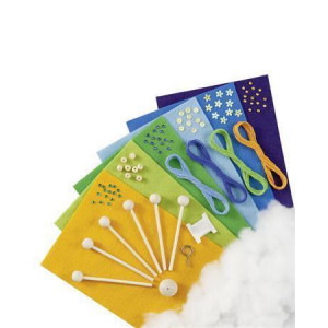 Creative craft set, hanging decoration, FOLIA, birds