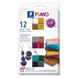 FIMO® Effect SPARKLE sada 12 barev 25g