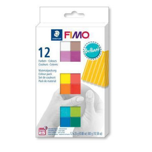 FIMO® soft sada 12 barev 25 g BRILLIANT