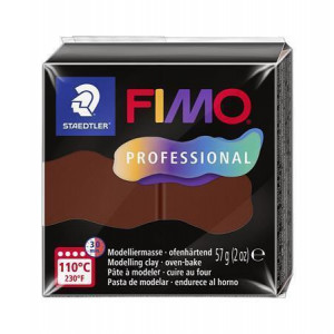 Modelovací hmota FIMO "Professional", čokoládová, 57 g, FIMO 8040-77