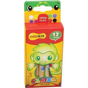 Voskovky "Colokit", 12 barev, FLEXOFFICE