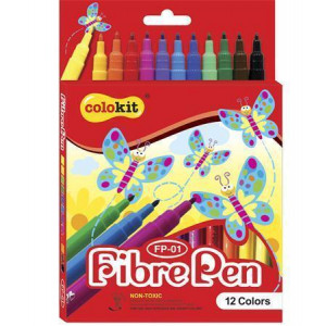 Fixy "Colokit", 12 barev, FLEXOFFICE