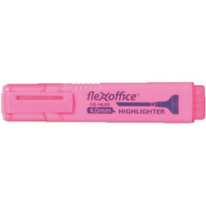 Zvýrazňovač "HL05", růžová, 1-4,0 mm, FLEXOFFICE