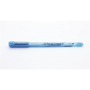 Gelové pero "FlexCorrect", modrá, 0,25 mm, 36 ks, s víčkem, vymazatelné, FLEXOFFICE FO-GELE002