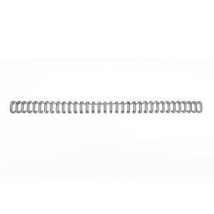 Hřbet "WireBind", černá, kovový, 3:1, 8 mm, 70 listů, GBC