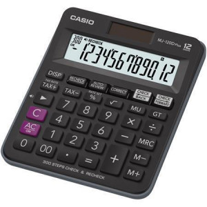 Kalkulačka, stolní, 12místný displej, CASIO "MJ-120D PLUS"