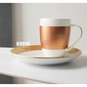 Sada barev na sklo a porcelán "METALLIC", 6 x 20 ml, KREUL