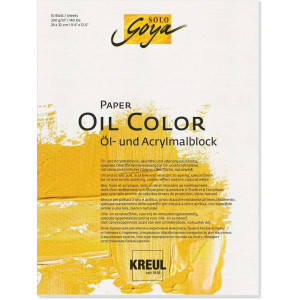 Skicák na olejomalbu, 24 x 32, 300g, 10 listů, KREUL