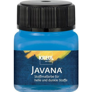 Barva na světlý a tmavý textil, modrá, 20 ml, JAVANA, KREUL