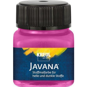 Barva na světlý a tmavý textil, magenta, 20 ml, JAVANA, KREUL