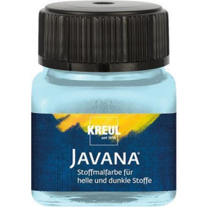 Barva na světlý a tmavý textil, ledová modrá, 20 ml, JAVANA, KREUL