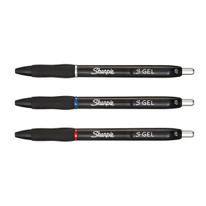 Sharpie, gelové pero S-Gel, mix barev, 3ks, 0.7mm, DOPRODEJ