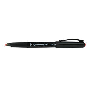 Centropen, marker 4616, červený, 10ks, 0.6mm, alkoholová báze. CD/DVD marker, cena za 1ks