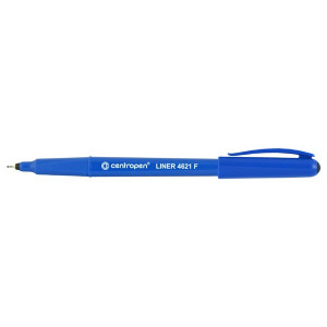 Centropen, liner 4621, černý, 10ks, 0.3mm, jemný plastový hrot v kovové objímce, cena za 1ks