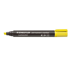 Popisovač 350, žlutý, otěruvzdorný, šíře stopy 2-5mm, DOPRODEJ