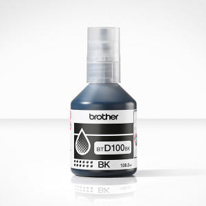 Brother originální ink BTD100BK, black, 7500str., 108ml