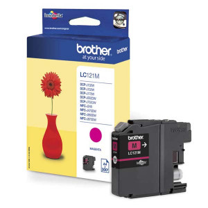 Brother originální ink LC-121M, magenta, 300str.