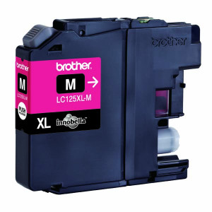 Brother originální ink LC-125XLM, magenta, 1200str.