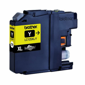 Brother originální ink LC-125XLY, yellow, 1200str.