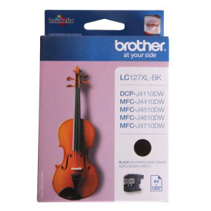 Brother originální ink LC-127XLBK, black, 1200str.