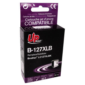 UPrint kompatibilní ink s LC-127XLBK, B-127XLB, black, 1200str., 30ml