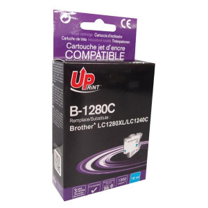 UPrint kompatibilní ink s LC-1280XLC, B-1280C, cyan, 1200str., 12ml, high capacity