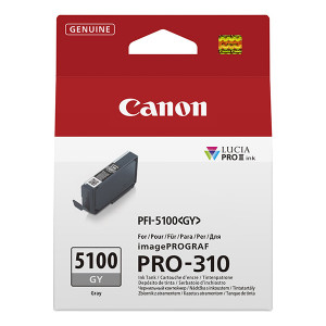 Canon originální ink PFI-5100 GY, 6959C001, Grey