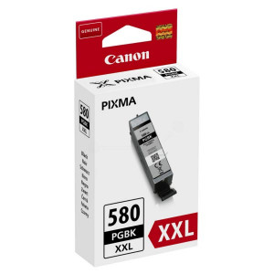 Canon originální ink PGI-580 XXL PGBK, 1970C001, black, 25.7ml, very high capacity, -