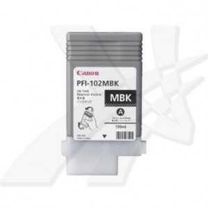 Canon originální ink PFI-102 MBK, 0894B001, matt black, 130ml