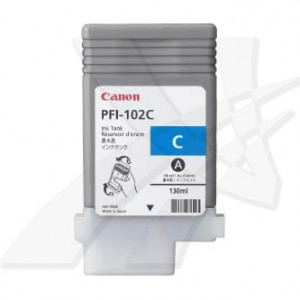 Canon originální ink PFI-102 C, 0896B001, cyan, 130ml