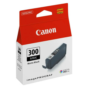 Canon originální ink PFI-300 MBK, 4192C001, matt black, 14,4ml
