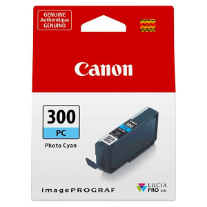 Canon originální ink PFI-300P C, 4197C001, photo cyan, 14,4ml