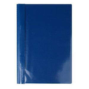 Desky s rychlovazačem, modré, tvrdý zadní obal, PVC, A4, VICTORIA