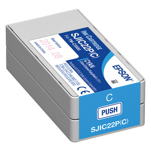 Epson originální ink C33S020602, s SJIC22P(C), cyan