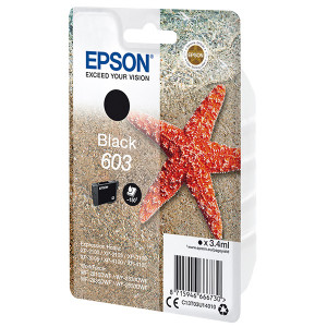 Epson originální ink C13T03U14010, 603, black, 3.4ml