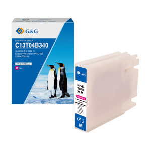 G&G kompatibilní ink s C13T04B340, NP-E-T04BXLM-A, magenta