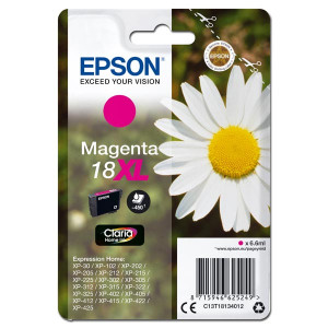 Epson originální ink C13T18134012, T181340, 18XL, magenta, 6,6ml