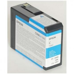 Epson originální ink C13T580200, cyan, 80ml