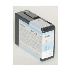 Epson originální ink C13T580500, light cyan, 80ml