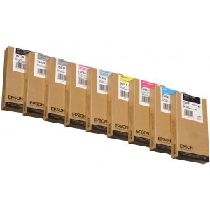 Epson originální ink C13T603700, light black, 220ml