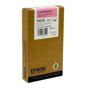 Epson originální ink C13T603C00, light magenta, 220ml