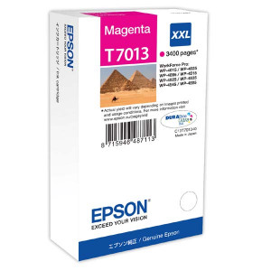 Epson originální ink C13T70134010, XXL, magenta, 3400str., XXL