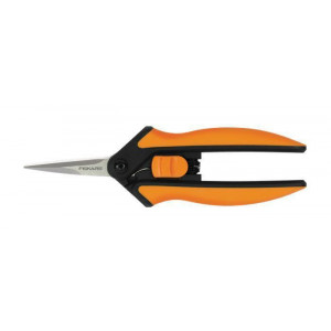 Nůžky zastřihávací "Solid SP13", černá - oranžová, micro-tip, FISKARS 1051600