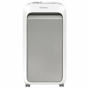 Skartovací stroj "Microshred LX221", bílá, křížový mikrořez, 18 listů, FELLOWES