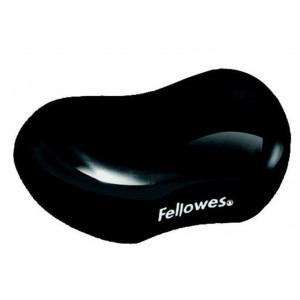 Gelová podložka zápěstí, FELLOWES "Crystal Gel", mini, černá