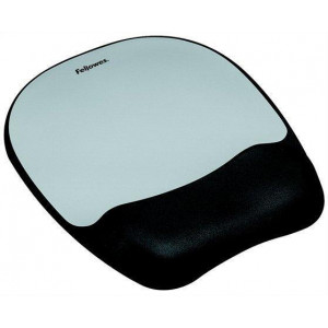 Podložka pod myš "Memory Foam",  šedá, s pěnovou opěrkou zápěstí, FELLOWES