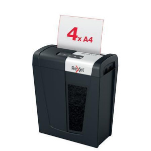 Skartovací stroj "Secure MC4", křížový mikro řez, 4 listy, REXEL